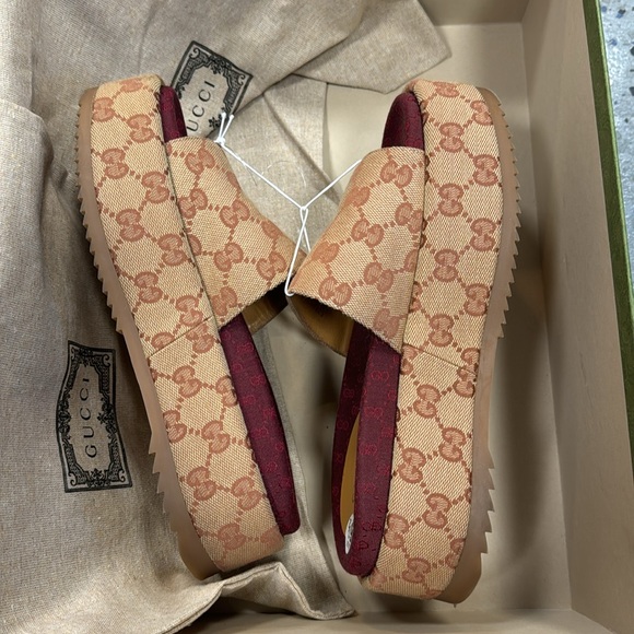 Gucci Beige Ruggine slides - Picture 4 of 7